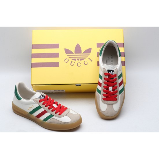 Adidas Gazelle x Gucci 'White Green Red' 726488-AAA43-9547