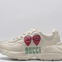 Gucci Rhyton GG Apple Sneakers 'Cream White Red' 699292-DRW00-9522