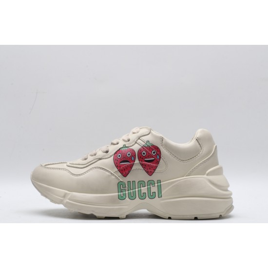 Gucci Rhyton GG Apple Sneakers 'Cream White Red' 699292-DRW00-9522