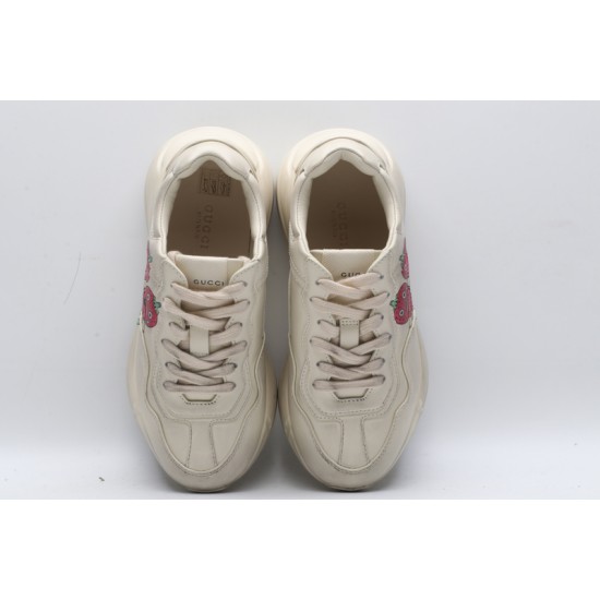 Gucci Rhyton GG Apple Sneakers 'Cream White Red' 699292-DRW00-9522