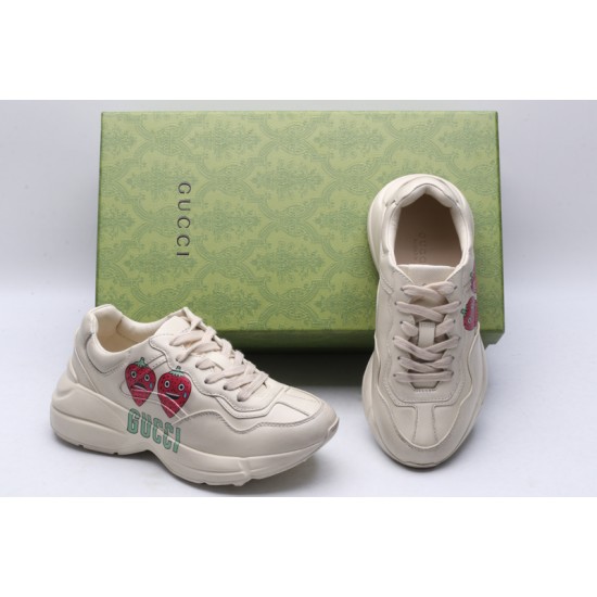 Gucci Rhyton GG Apple Sneakers 'Cream White Red' 699292-DRW00-9522