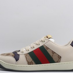 Gucci Screener GG Logo Sneakers 'Beige Brown' 677423-HVKI0-9765