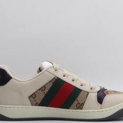 Gucci Screener GG Logo Sneakers 'Beige Brown' 677423-HVKI0-9765