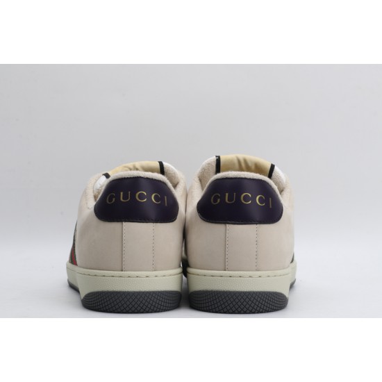 Gucci Screener GG Logo Sneakers 'Beige Brown' 677423-HVKI0-9765