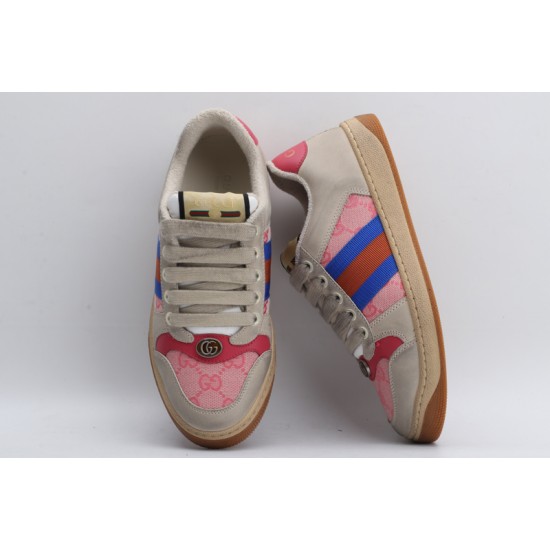 Gucci Screener GG Canvas - Beige Blue Red