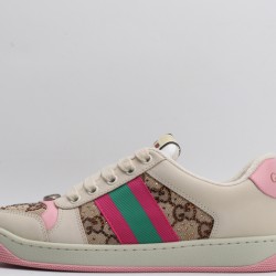 Gucci Screener GG Low-Top Sneakers 'GG Canvas - Beige Pink' 677423-9SFR0-2587