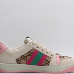 Gucci Screener GG Low-Top Sneakers 'GG Canvas - Beige Pink' 677423-9SFR0-2587