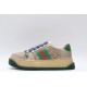 GUCCI Screener GG Leather Sneakers 'Beige Green Blue'