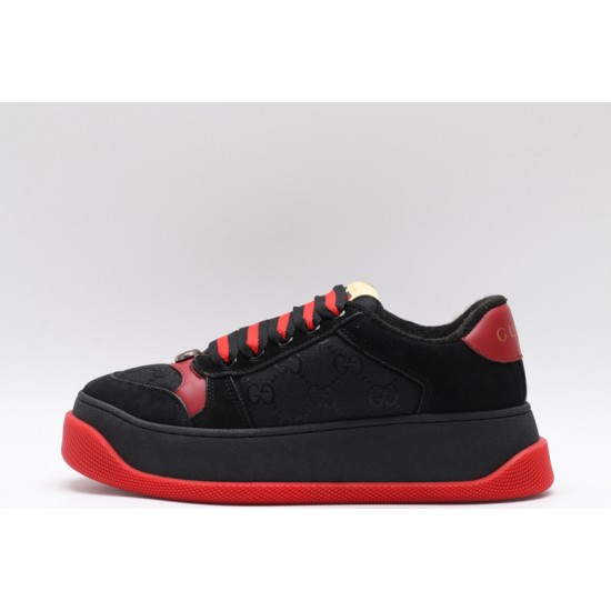 Gucci Screener Sneaker 'Black Red' 750048-FAB39-1058