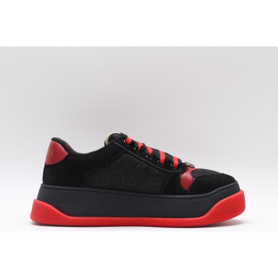 Gucci Screener Sneaker 'Black Red' 750048-FAB39-1058