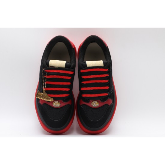 Gucci Screener Sneaker 'Black Red' 750048-FAB39-1058