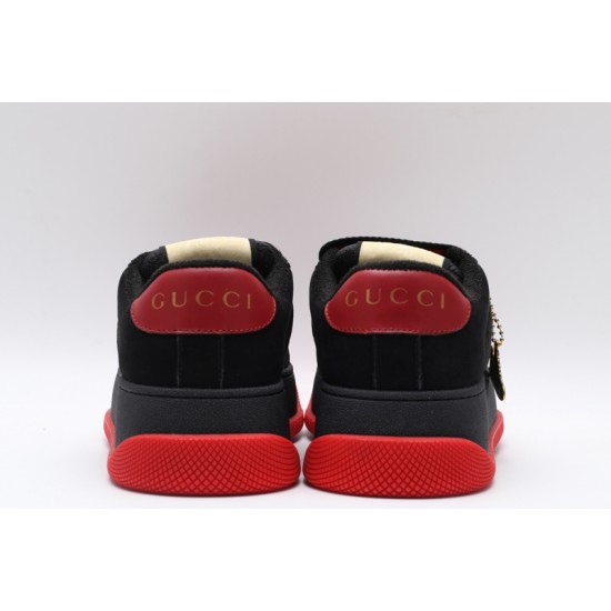 Gucci Screener Sneaker 'Black Red' 750048-FAB39-1058