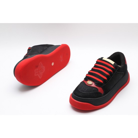 Gucci Screener Sneaker 'Black Red' 750048-FAB39-1058