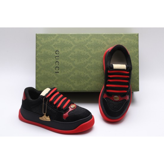 Gucci Screener Sneaker 'Black Red' 750048-FAB39-1058