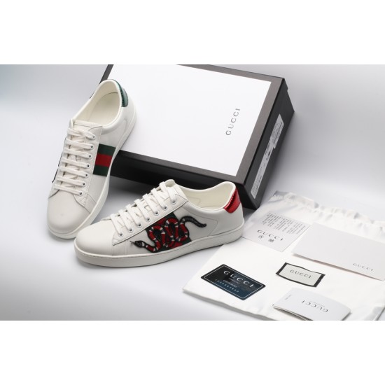 Gucci Ace Embroidered 'Snake' 456230-A38G0-9064