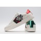 Gucci Ace Piggy Embroidered Shoes/Sneakers White 552868-DOPE0-9064