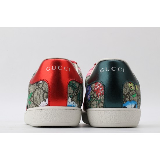 Gucci Ace GG Supreme Low 'Flora Print - Red' 