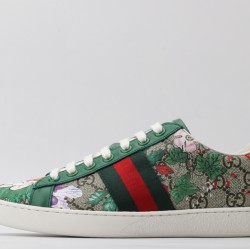 Gucci Ace GG Supreme Low 'Flora Print - Green' 