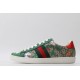 Gucci Ace GG Supreme Low 'Flora Print - Green' 