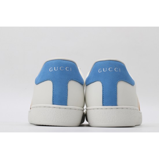 Gucci Ace Interlocking G - White Brown Blue