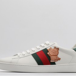 Gucci Doraemon Ace Sneaker 'Ivory Devil Patch' 655060-0FIU0-9091