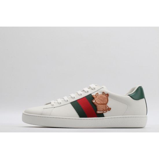 Gucci Doraemon Ace Sneaker 'Ivory Devil Patch' 655060-0FIU0-9091