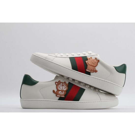 Gucci Doraemon Ace Sneaker 'Ivory Devil Patch' 655060-0FIU0-9091