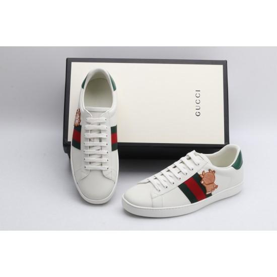 Gucci Doraemon Ace Sneaker 'Ivory Devil Patch' 655060-0FIU0-9091