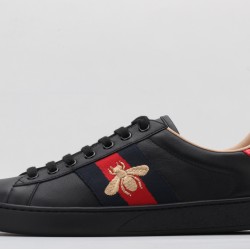 Gucci Ace Low 'Black Bee Embroidered' 