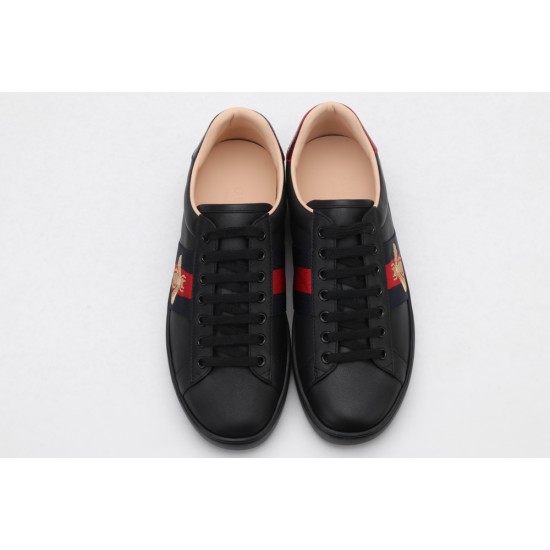 Gucci Ace Low 'Black Bee Embroidered' 