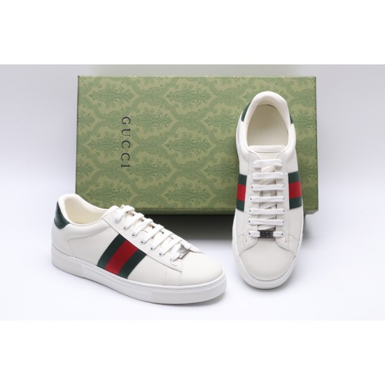 Gucci Ace Leather 'White' 611975-0FIU0-9091