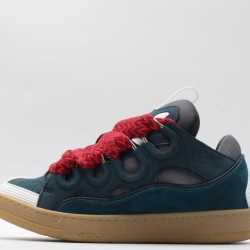 Lanvin Curb Sneaker Taurus Blue Red