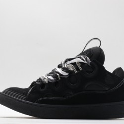 Lanvin Curb Sneaker Black Grey White