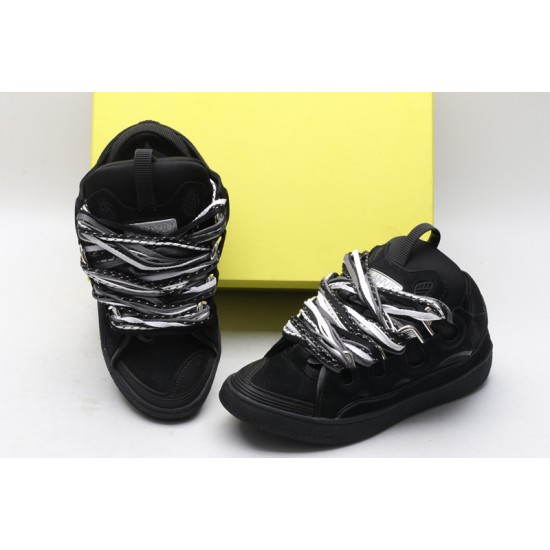 Lanvin Curb Sneaker Black Grey White