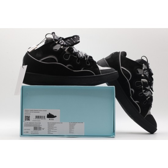 Lanvin Curb Sneaker Black Grey