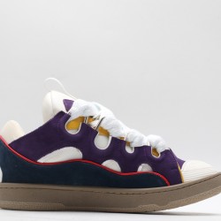 Lanvin Curb Sneaker Grape White