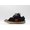 Lanvin Curb Sneaker Black Red Multicolor