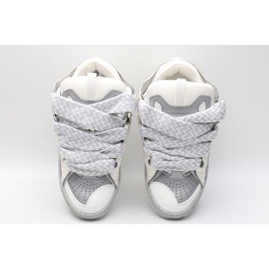 Lanvin Curb Sneaker White Cool Grey