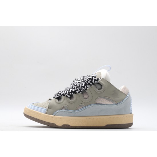 Lanvin Curb Sneaker Grey Light Blue