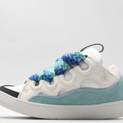 Lanvin Curb Sneaker White Light Blue