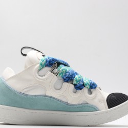 Lanvin Curb Sneaker White Light Blue