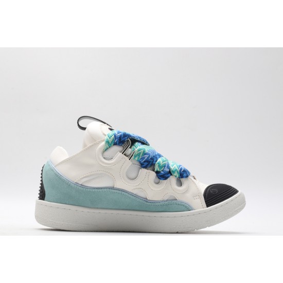 Lanvin Curb Sneaker White Light Blue