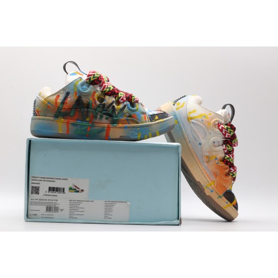 Lanvin Curb Sneaker Hyper Blue Yellow Multicolor