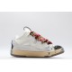 Lanvin Curb Sneaker White Blue Multicolor