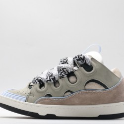 Lanvin Curb Sneaker White Grey UNC