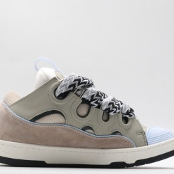 Lanvin Curb Sneaker White Grey UNC