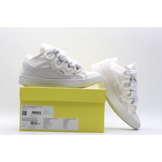 Lanvin Curb Sneaker White 