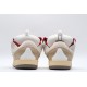 Lanvin Curb Sneaker Beige Brown Red