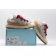 Lanvin Curb Sneaker Beige Brown Red