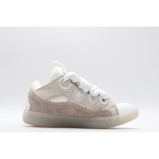 Lanvin Curb Sneaker Beige Brown